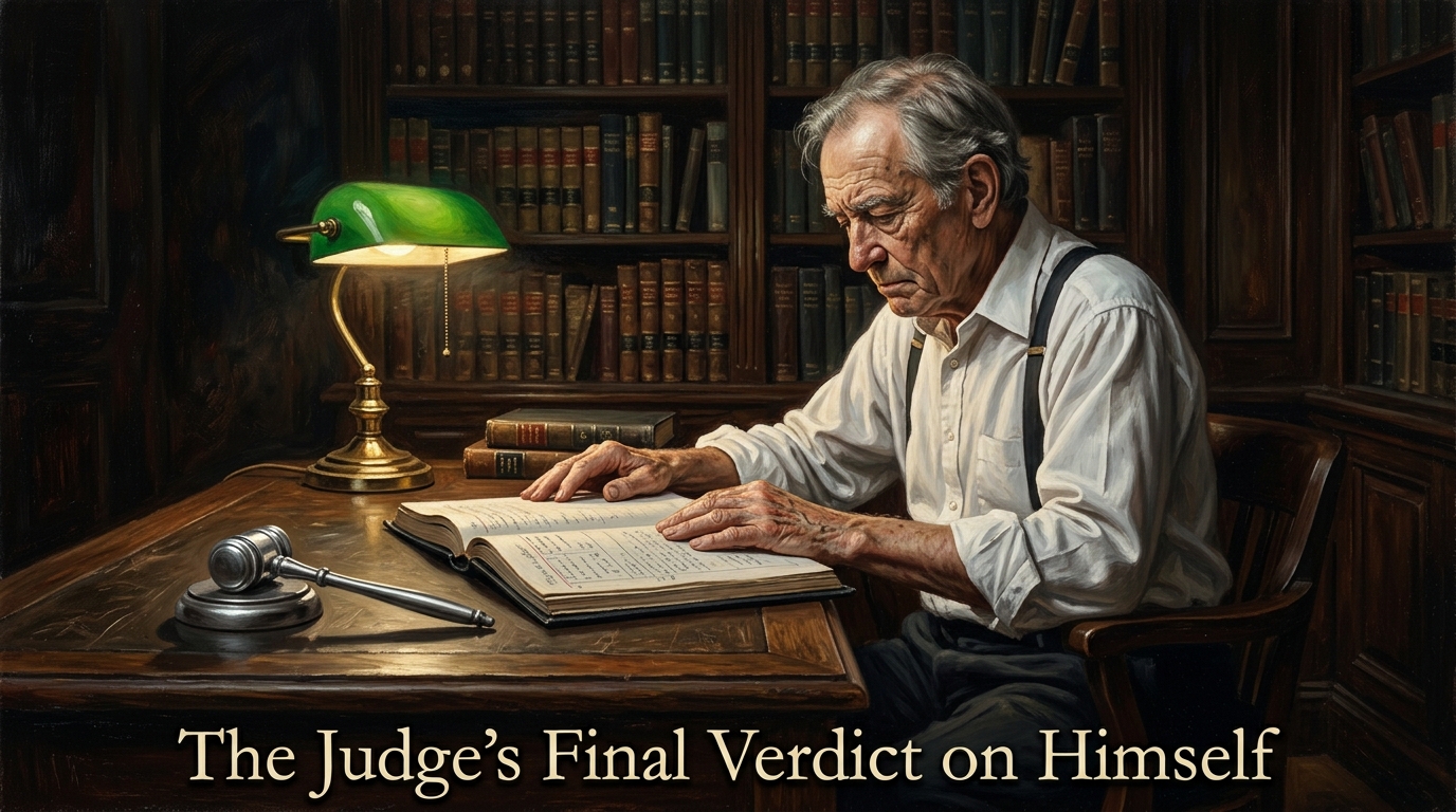 The Judge’s Final Verdict on Himself