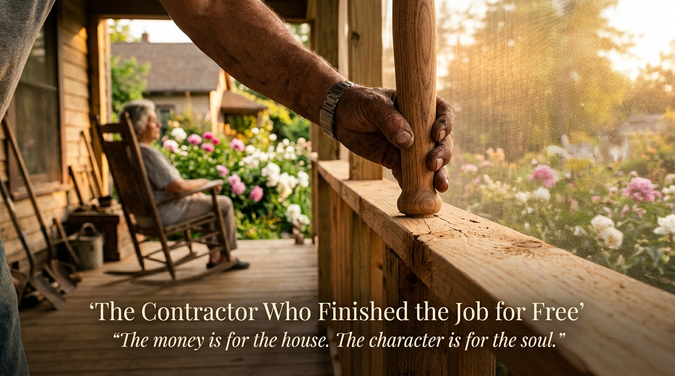 The Contractor Who Finished the Job for Free
