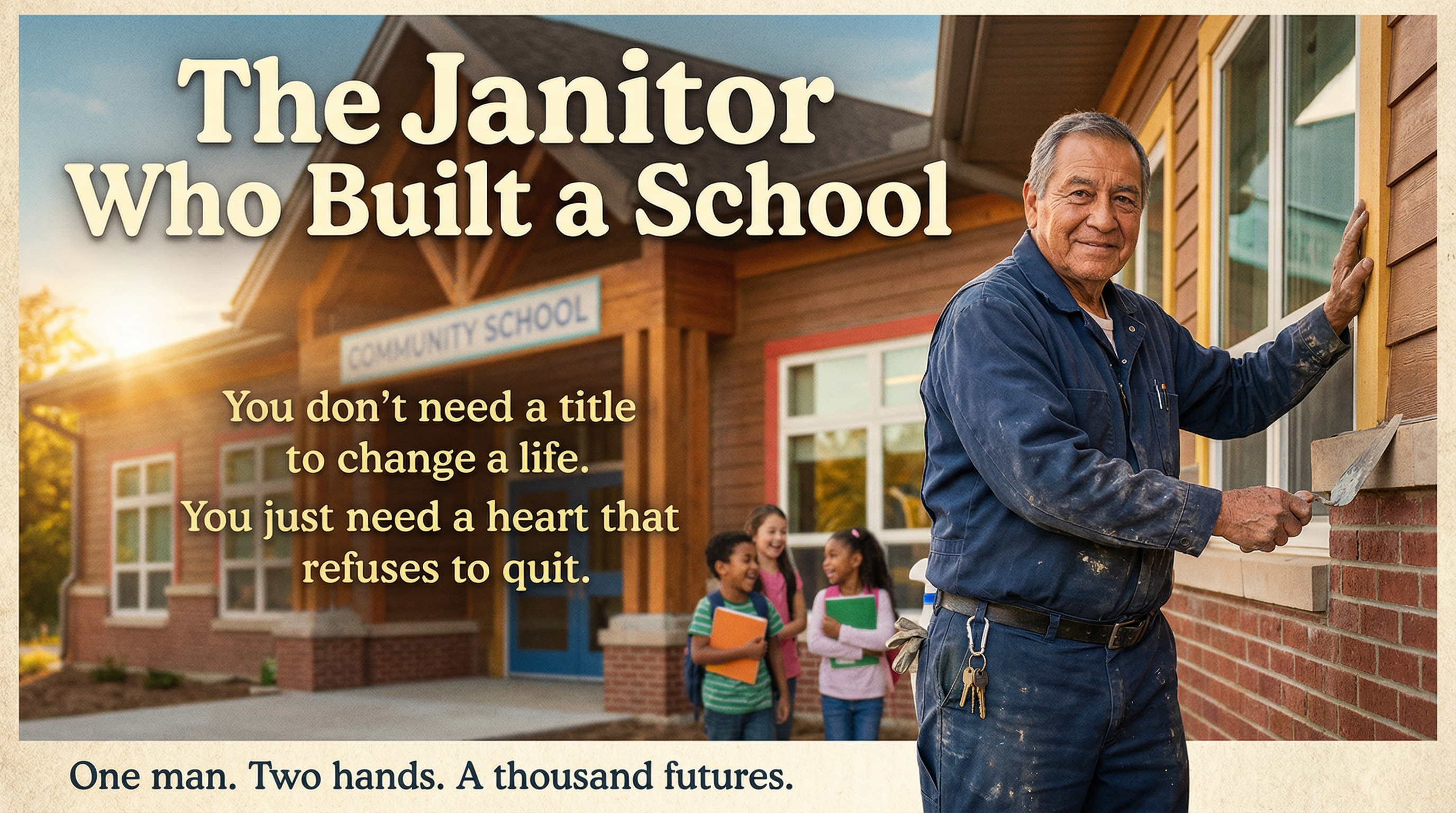 The Janitor Who Built a School