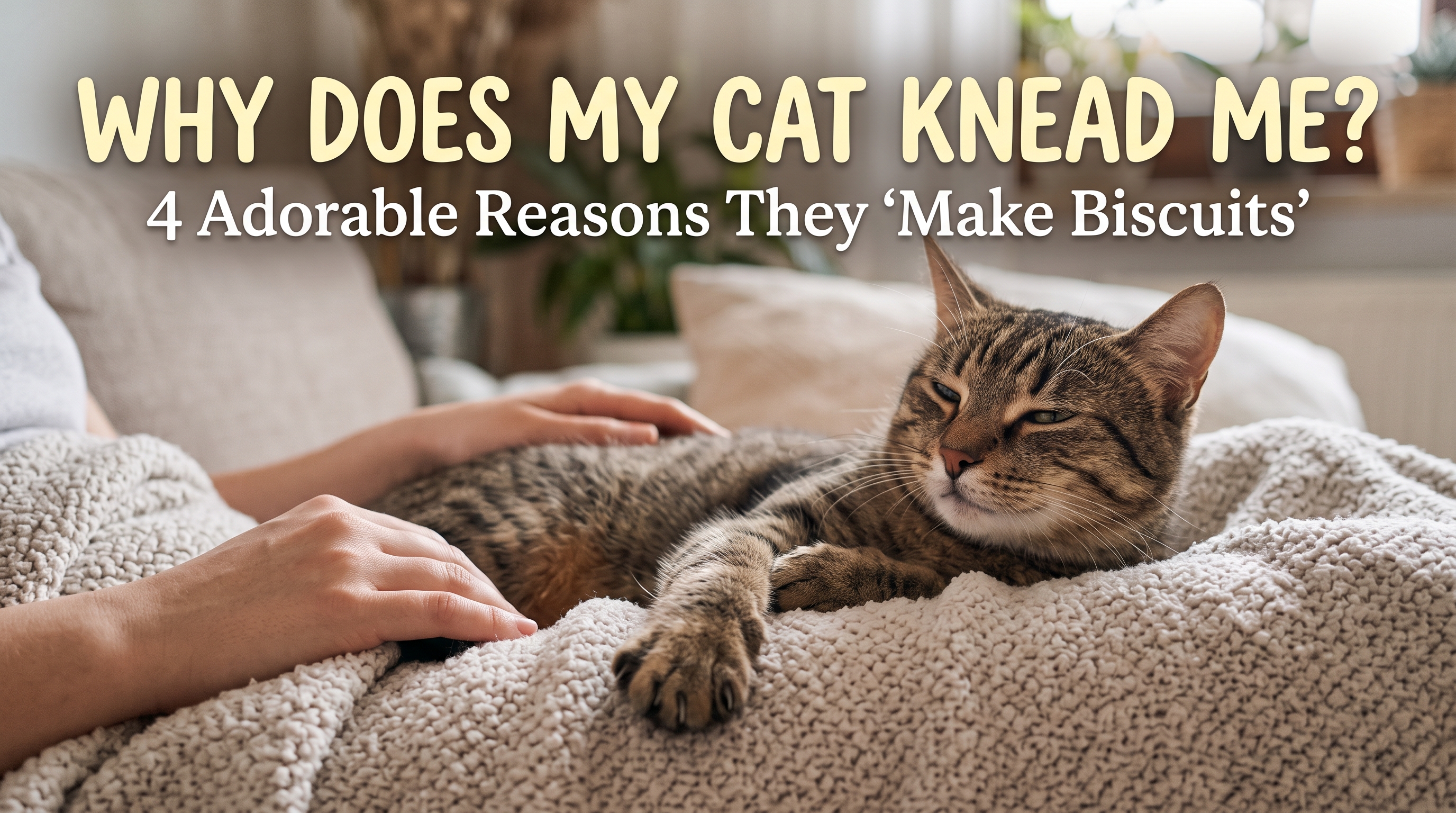 Why Does My Cat Knead Me? 4 Adorable Reasons They "Make Biscuits