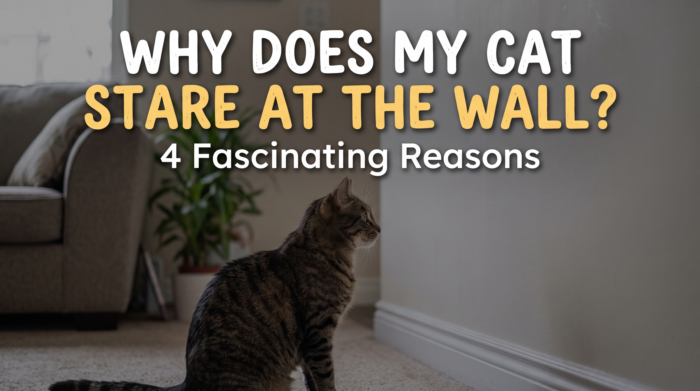 Why Does My Cat Stare at the Wall? 4 Fascinating Reasons