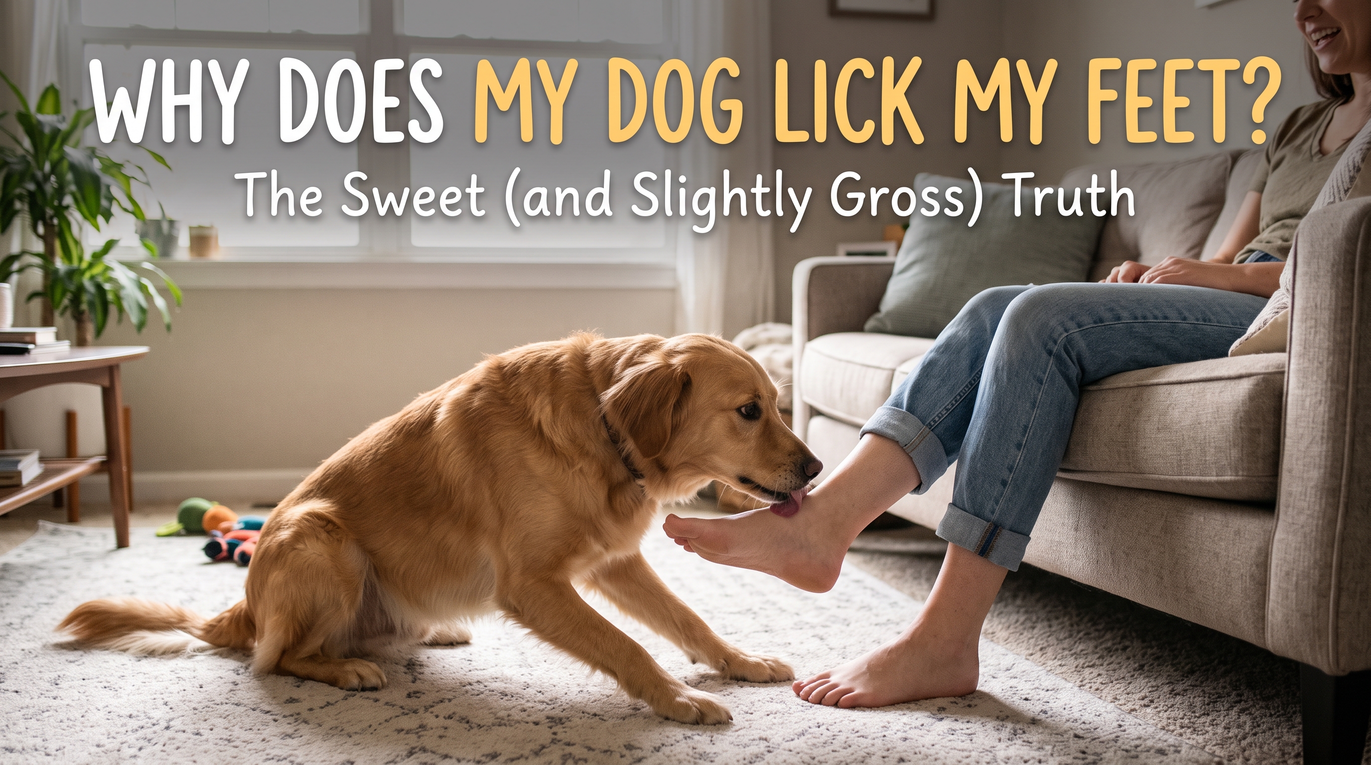Why Does My Dog Lick My Feet? The Sweet (and Slightly Gross) Truth
